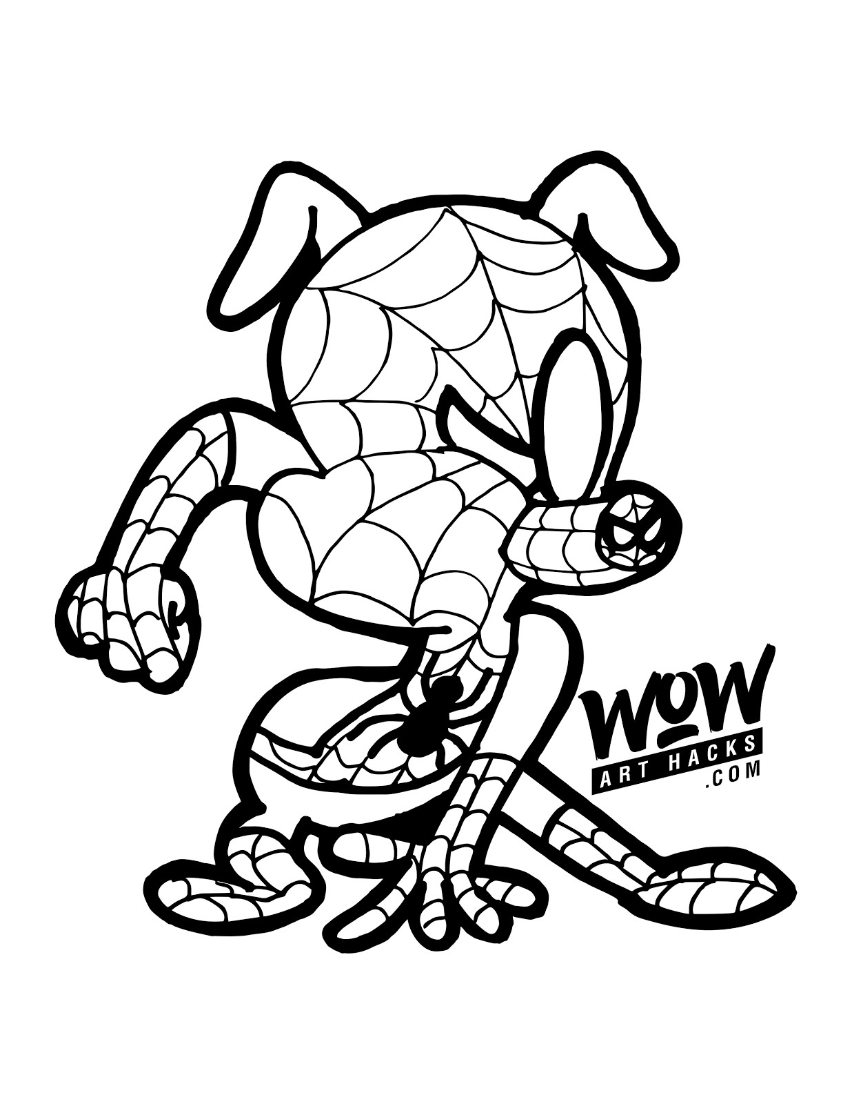Spider Ham Coloring pages from the new spider man movie Into the ...