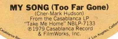 Songwriting credits found on 1979's 'My Song (Too Far Gone) - the B-side of 'Take Me Home'