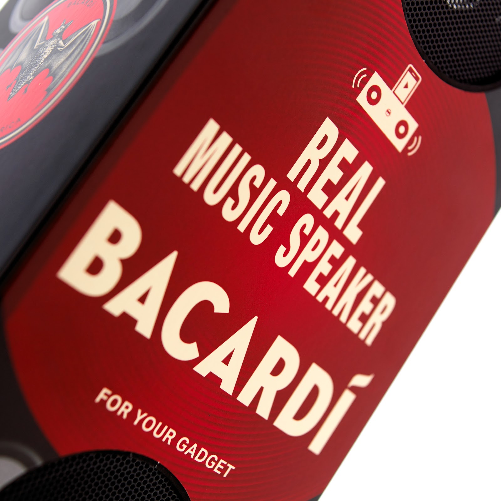 Bacardi Real Music Speaker Packaging Of The World