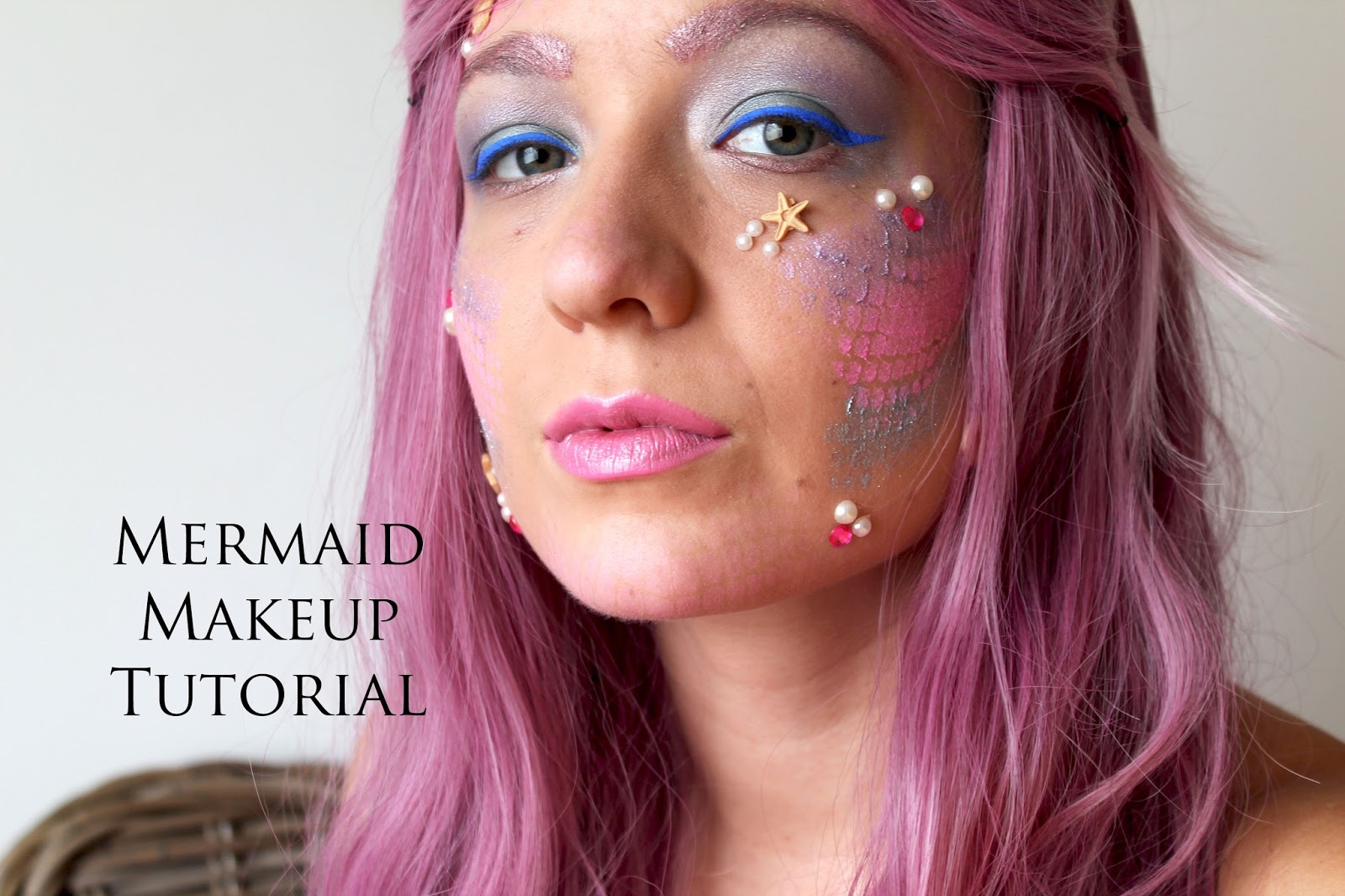 Halloween Mermaid Makeup Tutorial - Jersey Girl, Texan Heart