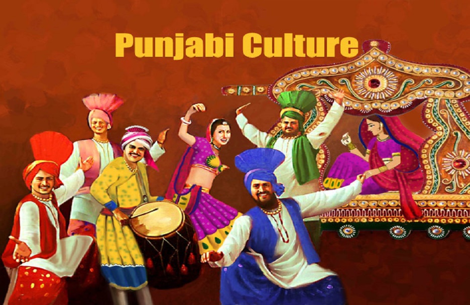 Chic Wall Punjabi Culture Paintings