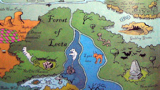 A portion of the map