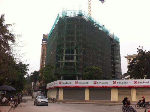 Tiến độ thi công chung cư Tháp doanh nhân