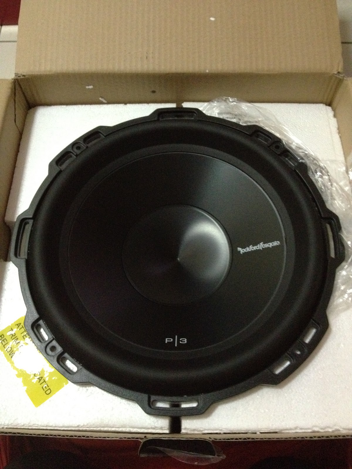 Demac Audio House: ROCKFORD FOSGATE P3D4-12 1200W 12INCH 4 OHM DVC