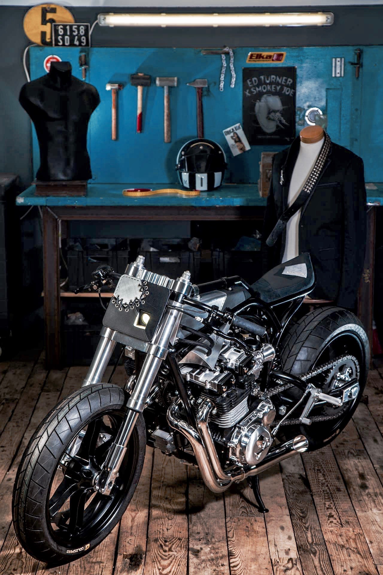The Ed Turner's Suzies Inazuma café racer