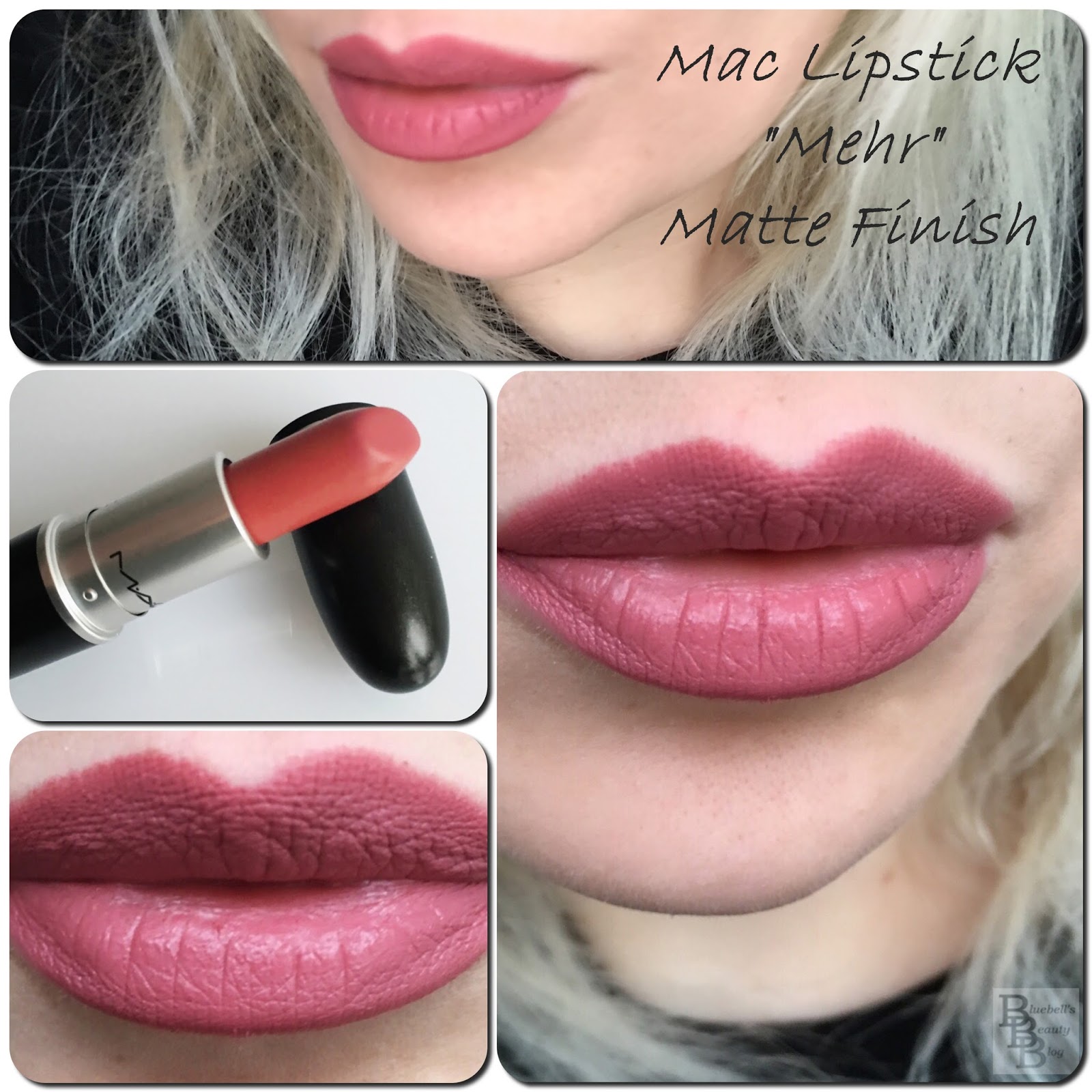 Mac Lipstick Mehr Swatch Tragebilder Und Vergleich Bluebell S Beauty Blog Bloglovin