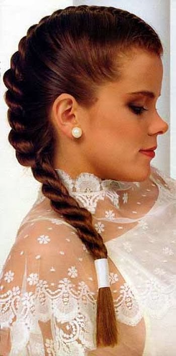 Gambar model rambut kepang