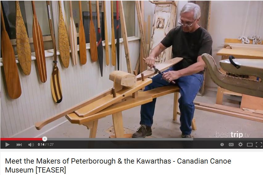 Paddle Making (and other canoe stuff) CCM Makers Paddle Video