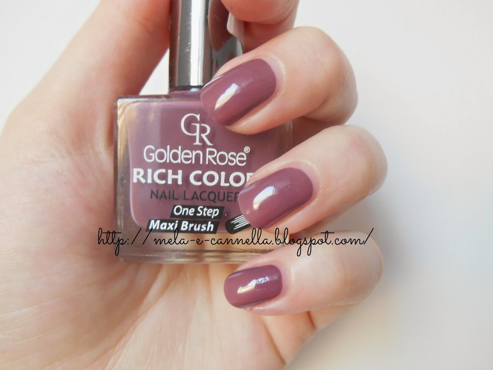 golden rose nail color