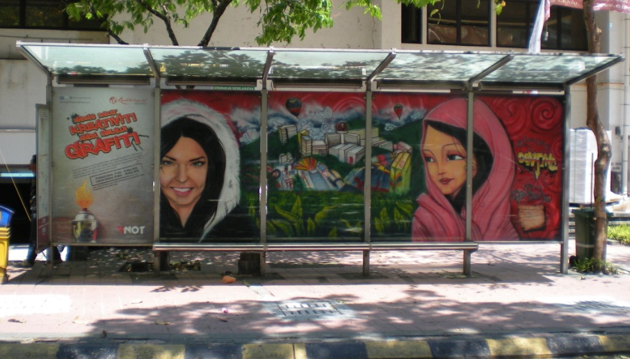 That's Life: YNOT Graffiti Rockz Bus Shelters @ Klang Valley