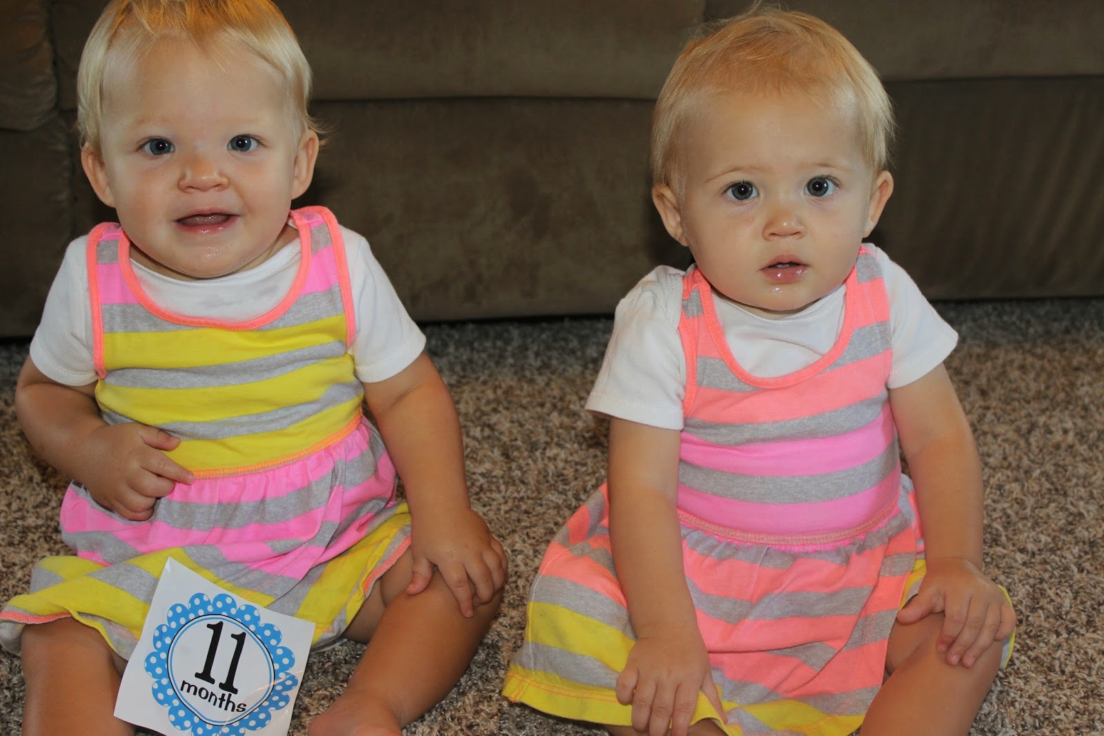 Nate and Laurel A Series of Fortunate Events 11 Month Old Twins