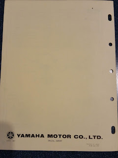 Yamaha Service Data Motorcycle Model RD125A - page 8