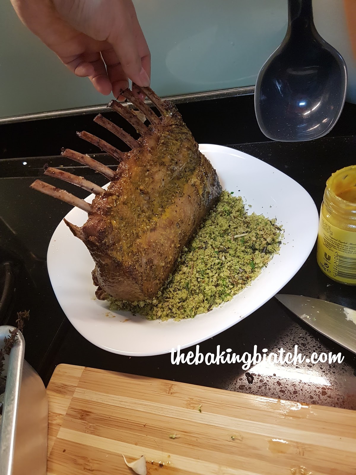 The Baking Biatch by Cynthia Lim Gordon Ramsay's Herb Crusted Rack of Lamb