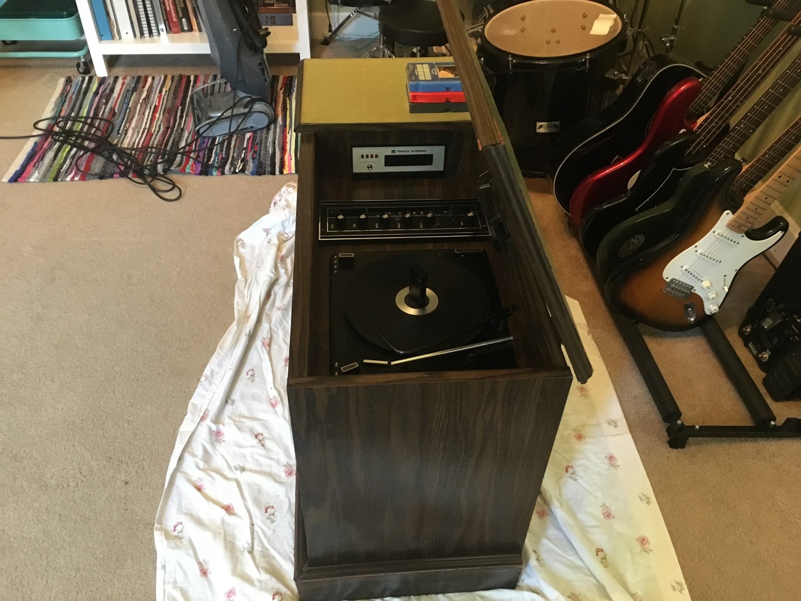 Anatomy of a Writer Restoration Project Radio/Record Player/8Track Console