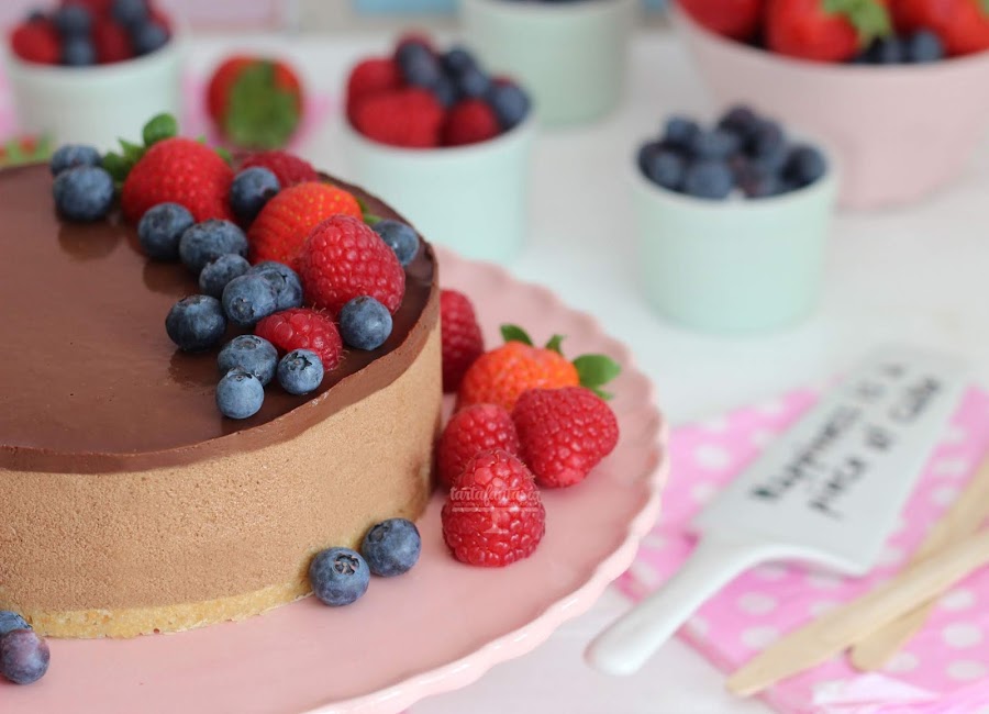 Receta Tarta mousse de chocolate