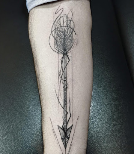 Este fantástico antebraço tatuagem