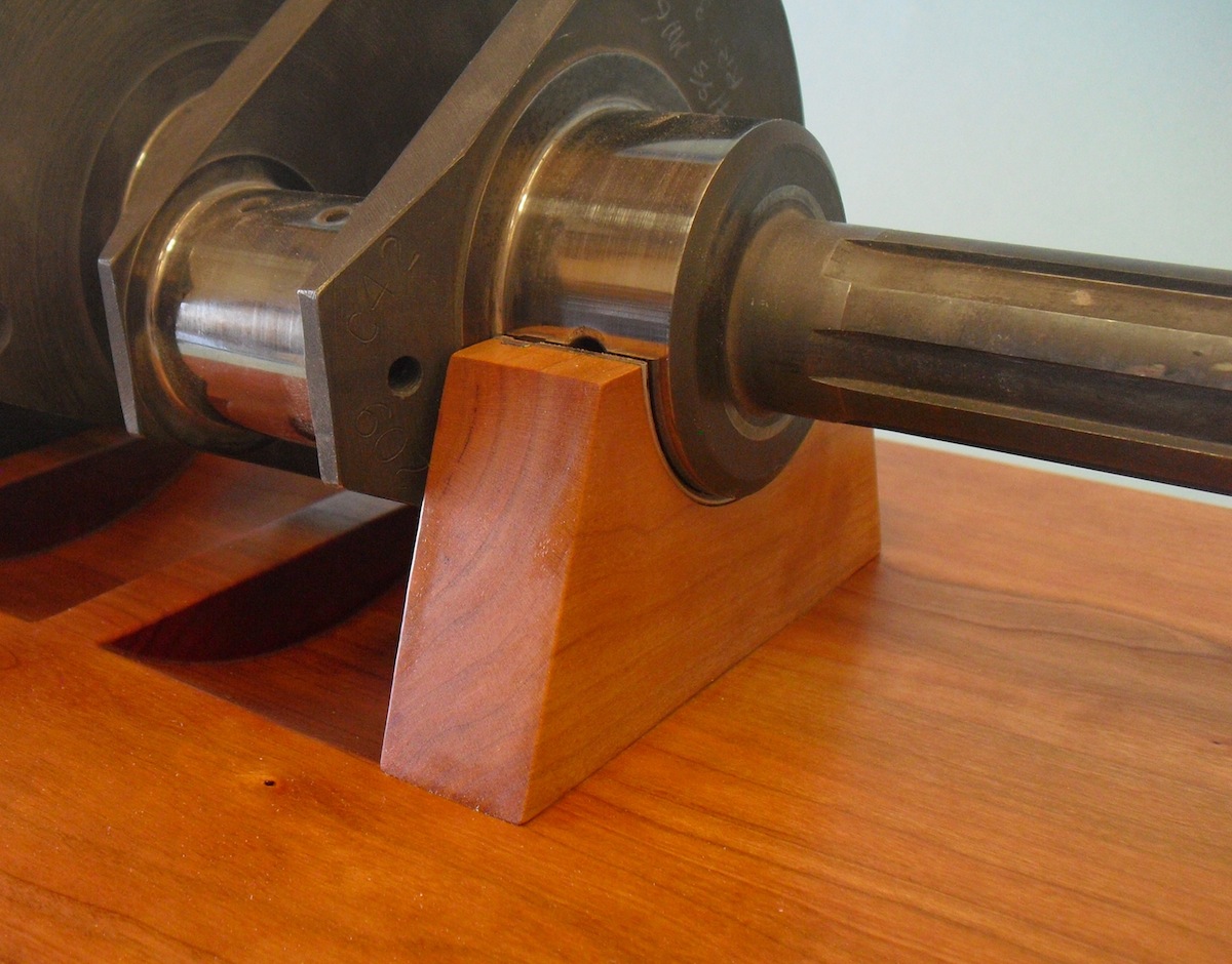 Let's Talk Wood Finishing the Ferrari Crankshaft Base