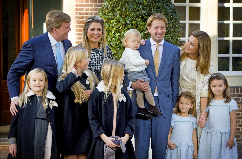 Prince Maurits and Princess Marilene with their children Anna, Lucas and Felicia The Netherlands 