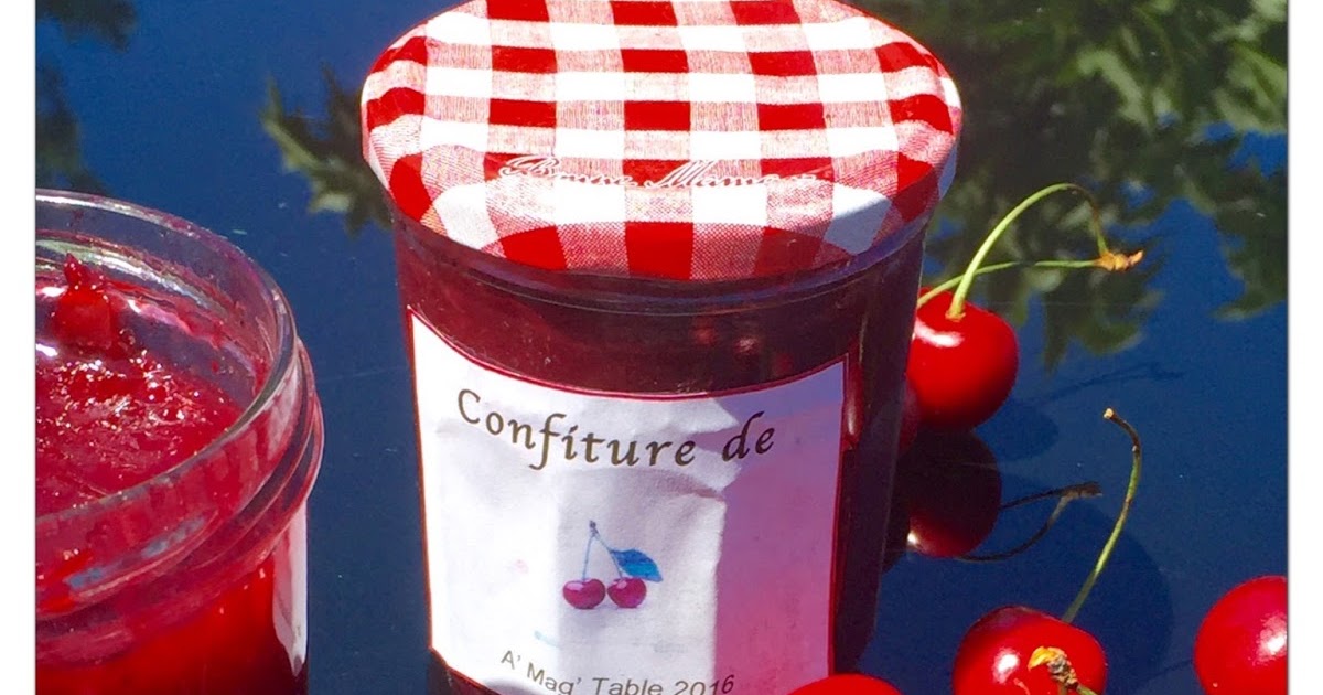 A' Mag' Table Confiture de Cerises (au Cookeo)
