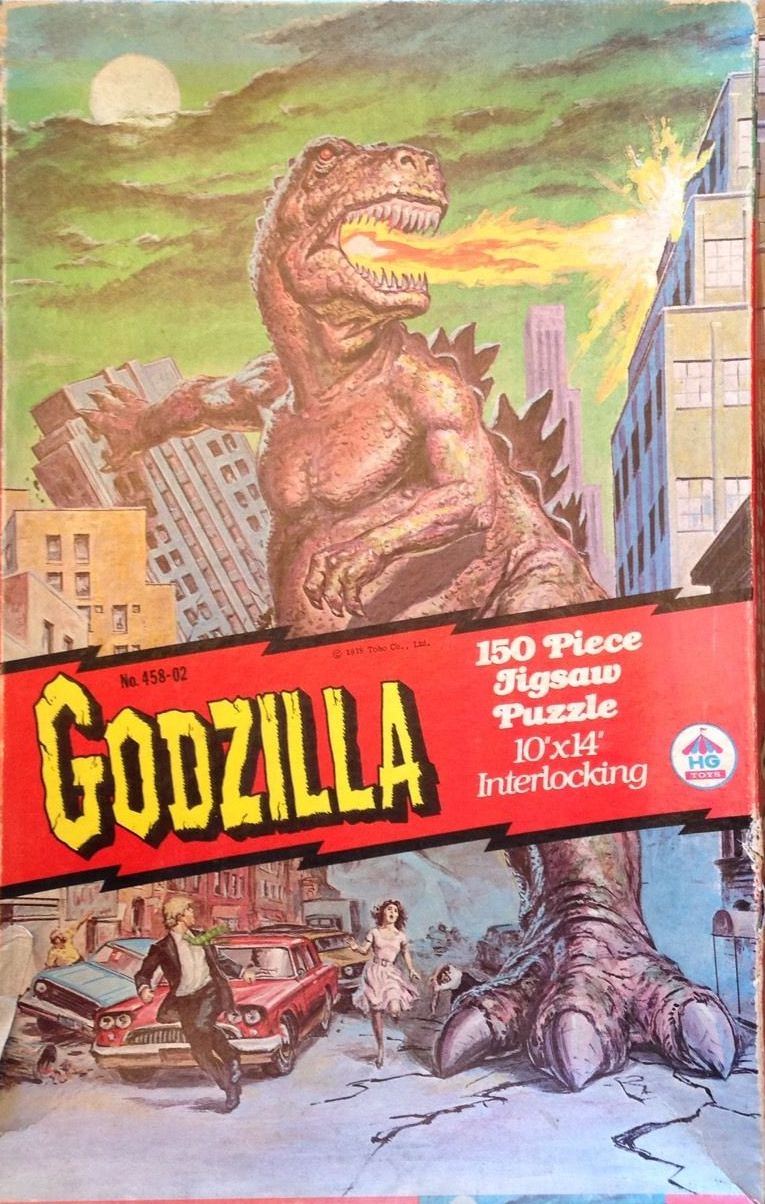 the sphinx Godzilla Puzzle "City Rampage" (HG Toys 45802, 1978)