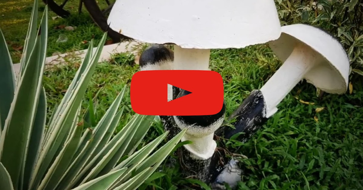 Amazing -Beautiful mushrooms made of cement-2019# part1# - mix videos