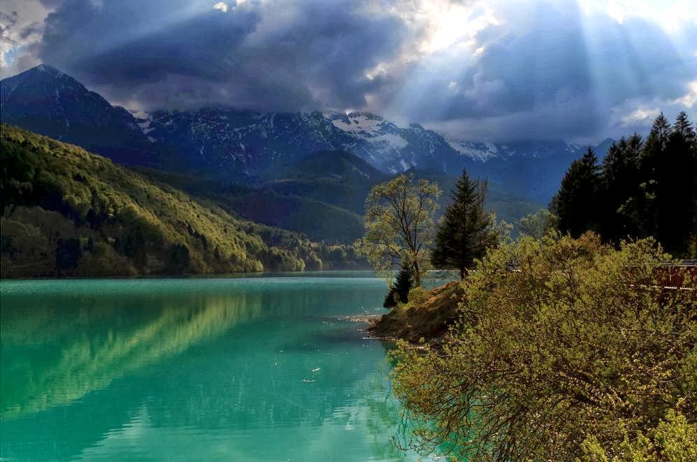 Озеро барчис в италии