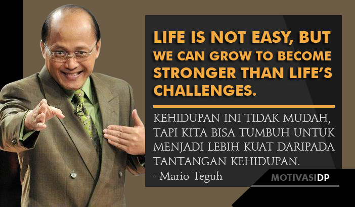  Kata Bijak Bahasa Inggris  Mario Teguh dan Artinya DP BBM 