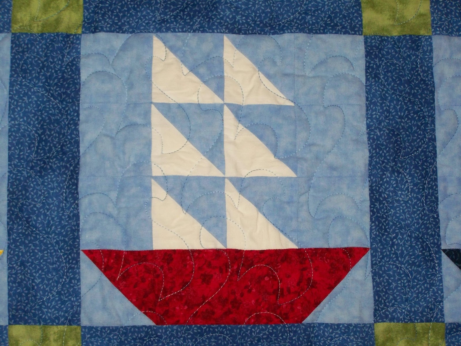 When Life Gives You Scraps, Make Quilts! Sailboat Quilt