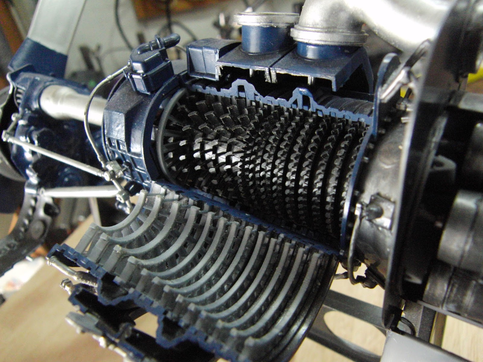 JN Model kits Review Revell 1/10 Allison Turboprop Engine