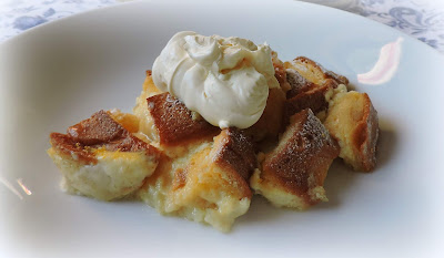 Lemon Panettone Pudding