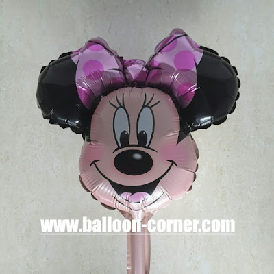 Balon Foil Kepala Minnie Mouse Mini