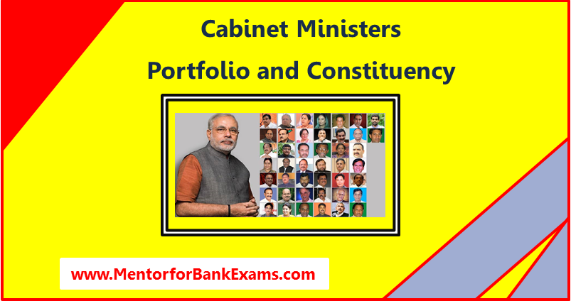list of cabinet ministers with their portfolio and constituency