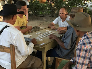 A game of dominoes