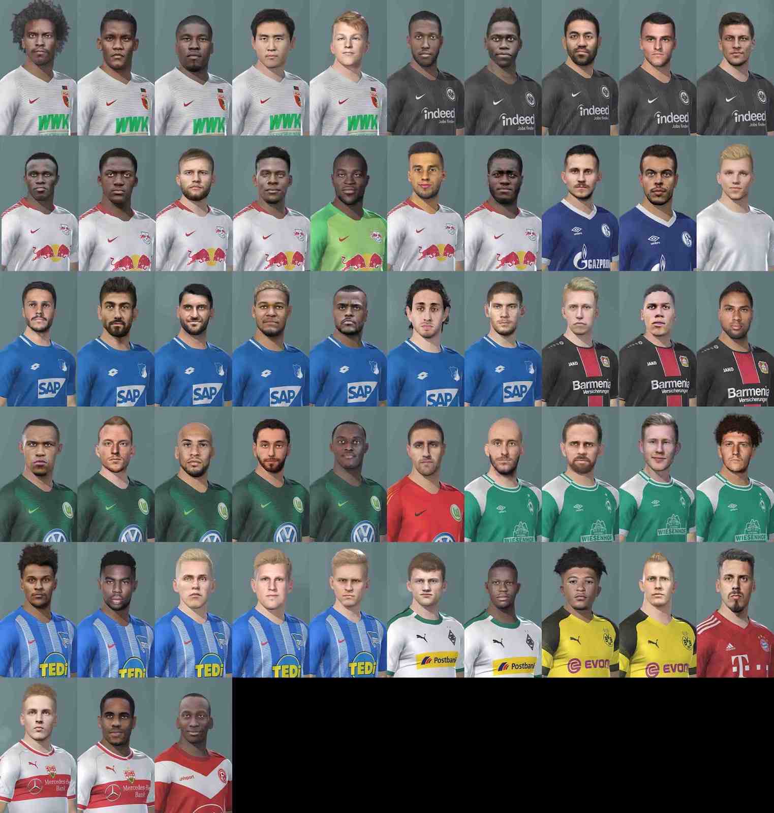 Бундеслига для pes 2019 Бундеслига для pes 2019