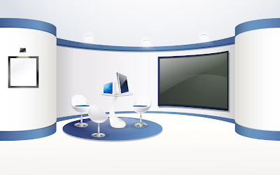 Blue Home Theater Furniture And Interior Arts Design