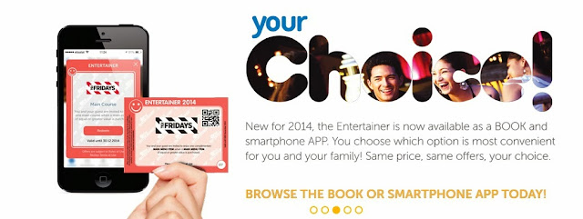 Choose between the book or the smartphone app version of The Entertainer