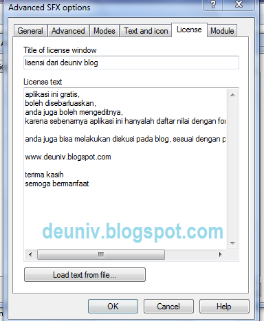 membuat lisensi installer