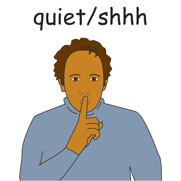 quiet voice clip art - photo #9