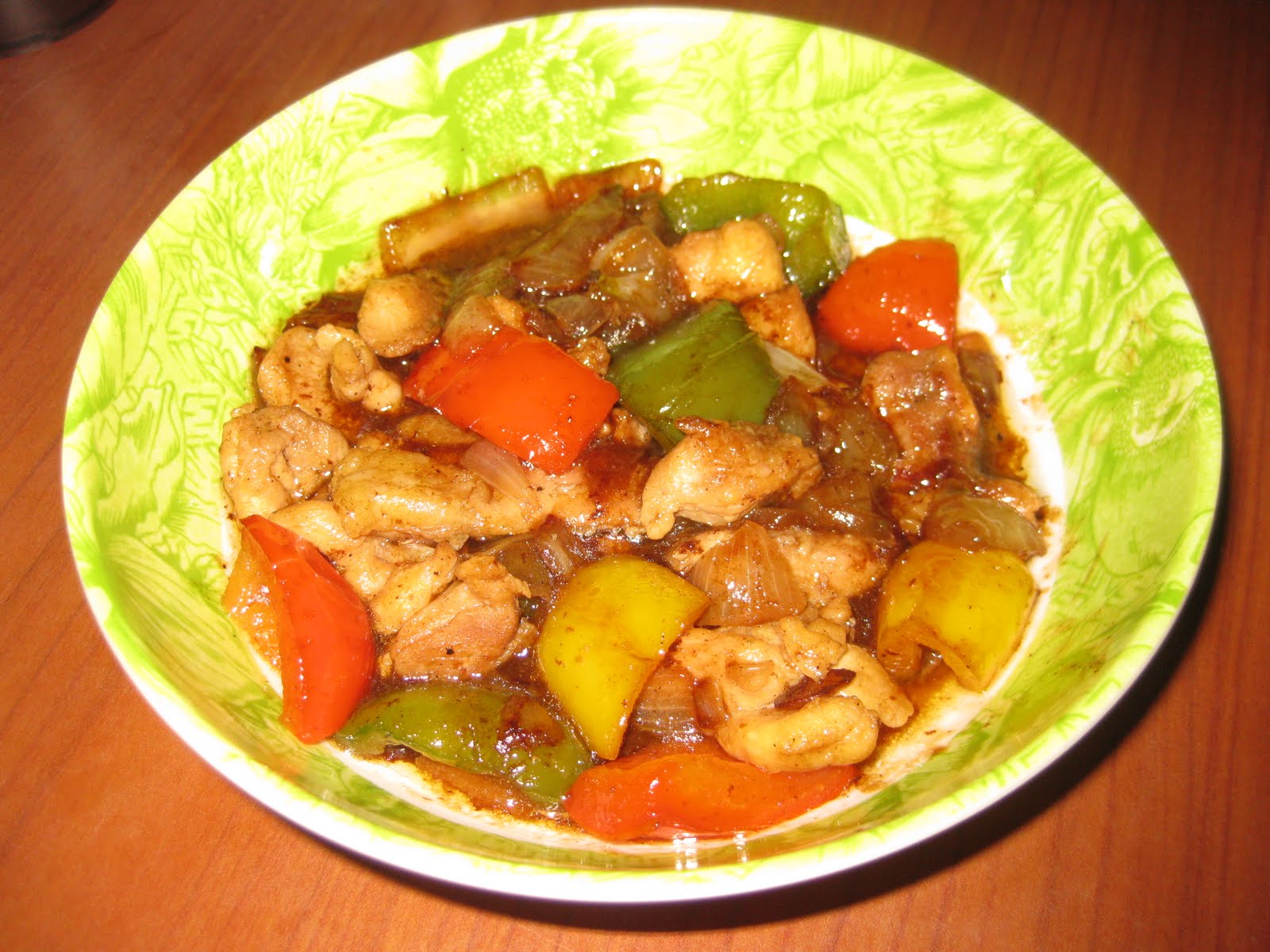My Delicacy Chicken with Bell Pepper (Thai Style)