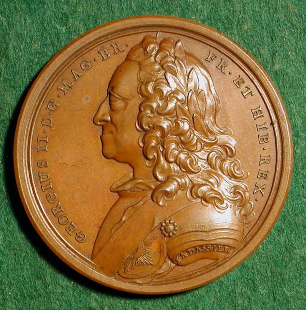Struck By The Medalist Jean Dassier In London Circa 1730. British Medal Of King Henry VIII