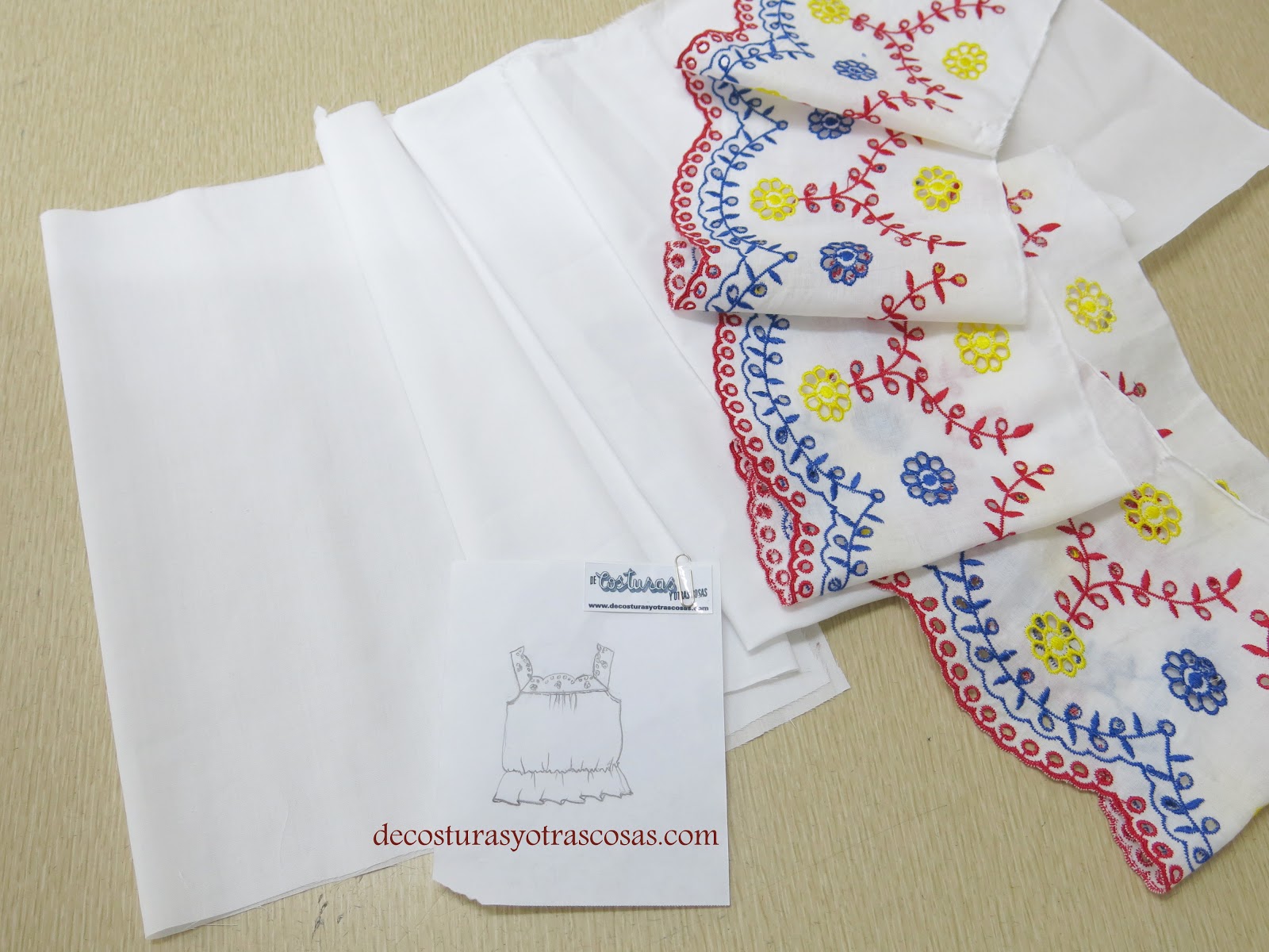 blusas de tira bordada