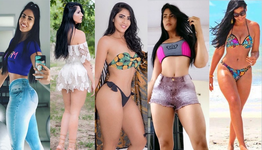 Modelo pernambucana sensualiza em ensaio, mostra que está em boa forma e leva internautas à loucura