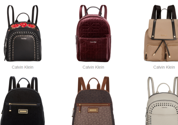 calvin klein teodora cargo backpack