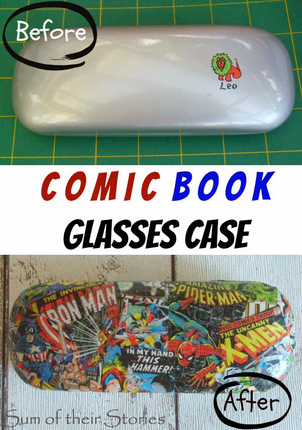 DIY comic book spectacle case