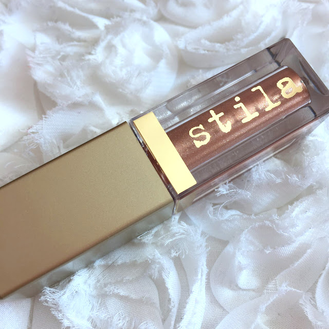 Stila Magnificent Metals Glitter And Glow Liquid Eyeshadow In Rose Gold Retro