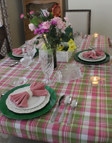 Welcoming Spring Tablescape