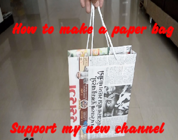 How To Make Paper Bag From Newspaper Howto Techno