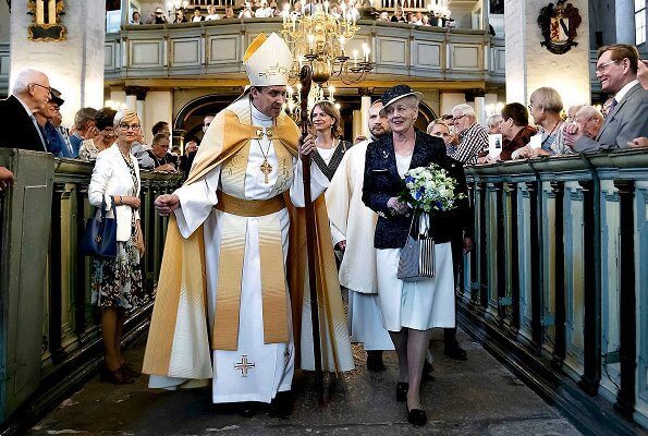 Queen Margrethe II attended celebration of the 800th anniversary of the establishment of the St. Mary’s Cathedral in Tallinn