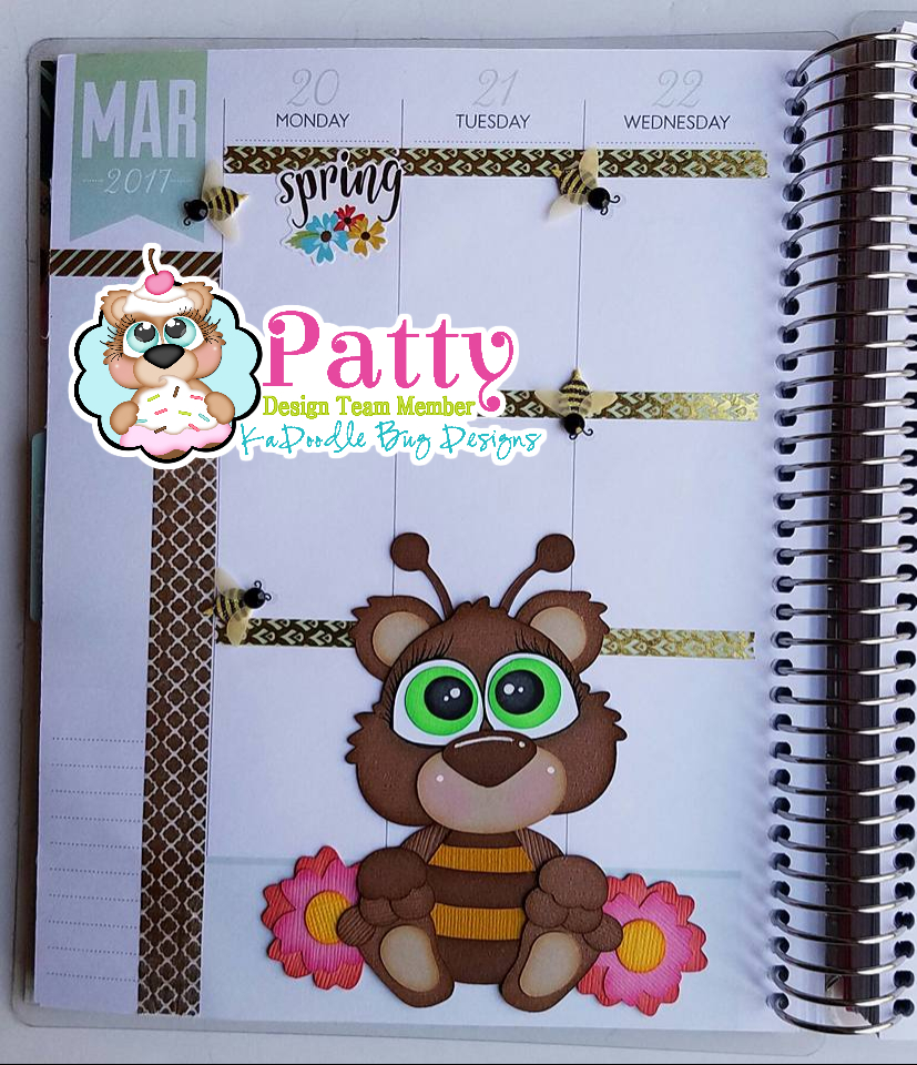 Patty's Crafty Spot: Planner Layout with Kadoodle Bug Designs Bumble ...