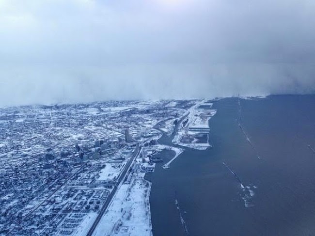 This is the wall of snow before it hit Buffalo. - Unbelievable Photos From Upstate New York’s Freak Snowstorm. This is the wall of snow before it hit Buffalo. - Unbelievable Photos From Upstate New York’s Freak Snowstorm.